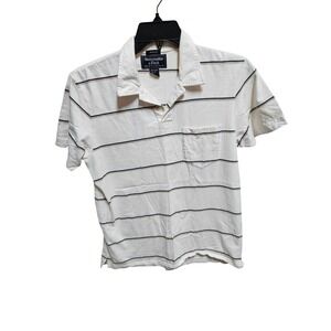 Abercrombie‎ & Fitch Muscle Fit Polo Shirt Mens Striped Casual Top
